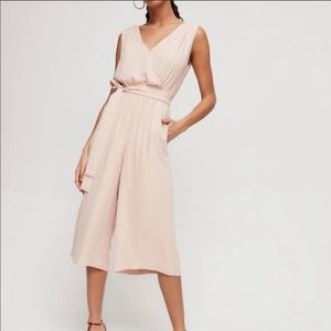 Aritzia Babaton Maximillian Jumpsuit Pink Prima XXS